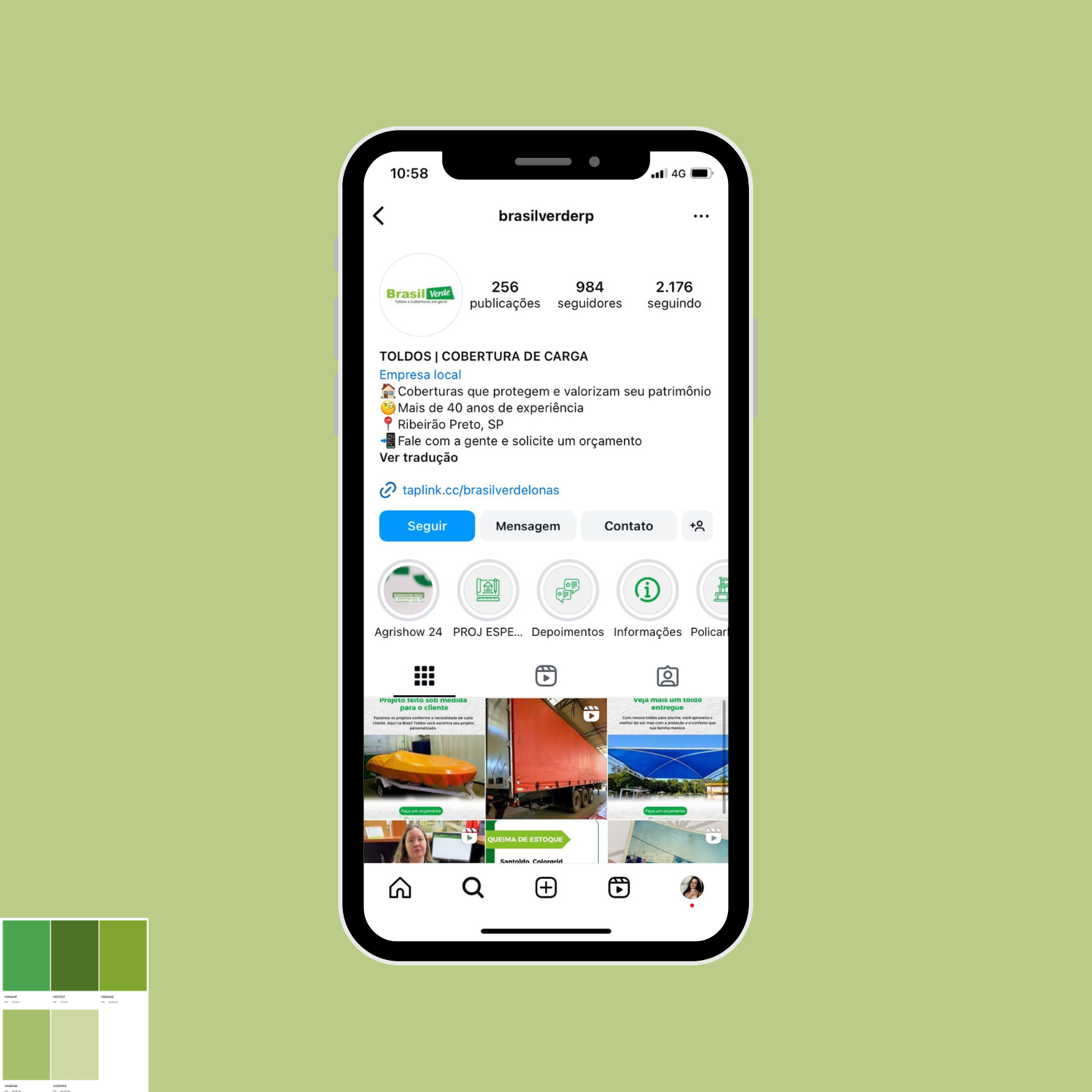 Brasil Verde - Rede Social Instagram