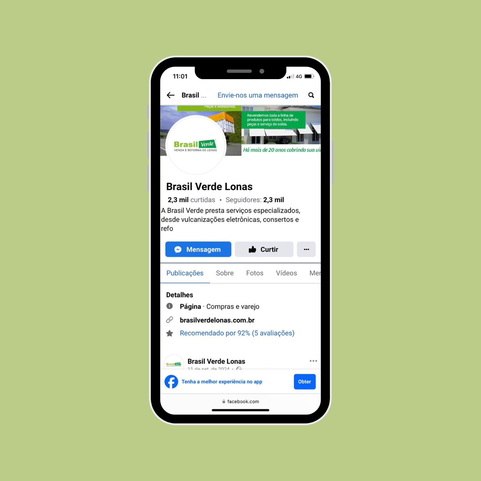 Brasil Verde - Rede Social Facebook
